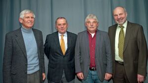 Prof. Gert Weisskirchen, General a.D. Wolfgang Schneiderhan, Roland Portner, Rainer Arnold MdB,