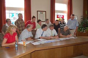Ortstermin im Rathaus