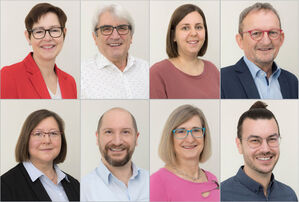 o. l. bis u. r.: Dr. Andrea Schröder-Ritzrau, Manfred Zuber, Elisabeth Krämer, Lorenz Kachler, Petra Wahl, Christian