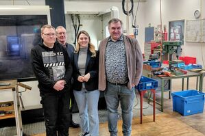 Im Gespräch über die Lebenshilfe.