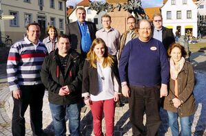 Der neugewählte Vorstand der SPD Sandhausen