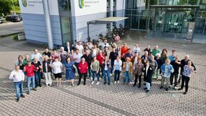 Foto: Theo Vetter; Kandidierende Ihrer SPD St. Leon-Rot Gemeinsam mit Freie Wähler, CDU, FDP und Grünen.