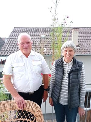 Gerda Kunkel und Wolfgang Werner am 29. Oktober in der Wallgrabenstraße 8a.