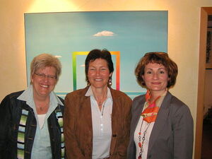 Gruppenbild der Kandidatinnen zur Kommunalwahl 2009