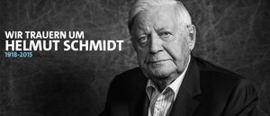 Trauer um Helmut Schmidt