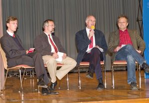 Dr. Lars Castellucci, Thomas Funk, Lothar Binding, Werner Henn