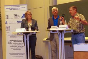 Bettina Kudla, Prof. Gert Weisskirchen, Abraham Dzialowski