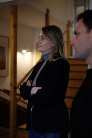 Xenia Rösch zusammen mit MdL Florian Wahl.