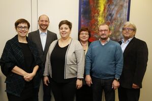 v.l.n.r. Dr. Andrea Schröder-Ritzrau, Christian Schick, Elisabeth Krämer, Petra Wahl, Lorenz Kachler und Manfred Zuber