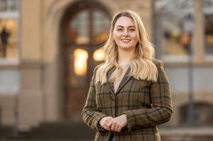 Freut sich schon auf den digitalen Austausch: Xenia Rösch. (Foto: Christoph Göckel)