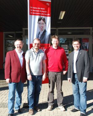 MdL und Kreisvorsitzende Thomas Funk, Klaus-Peter Steininger, Hansjörg Jäckel, Alexander Lucas