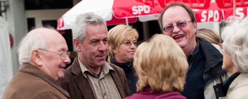 Im Gespräch mit den Bürgerinnen und Bürgern