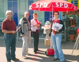 Walldorfer Wahlkämpfer